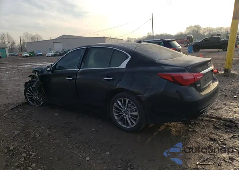 2019 Infiniti Q50 Luxe from USA, damaged, VIN JN1EV7AR4KM593681